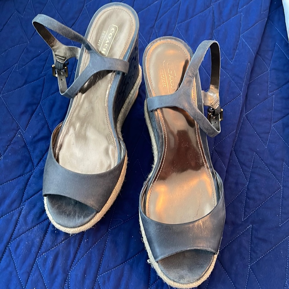 Heel wedges sandals